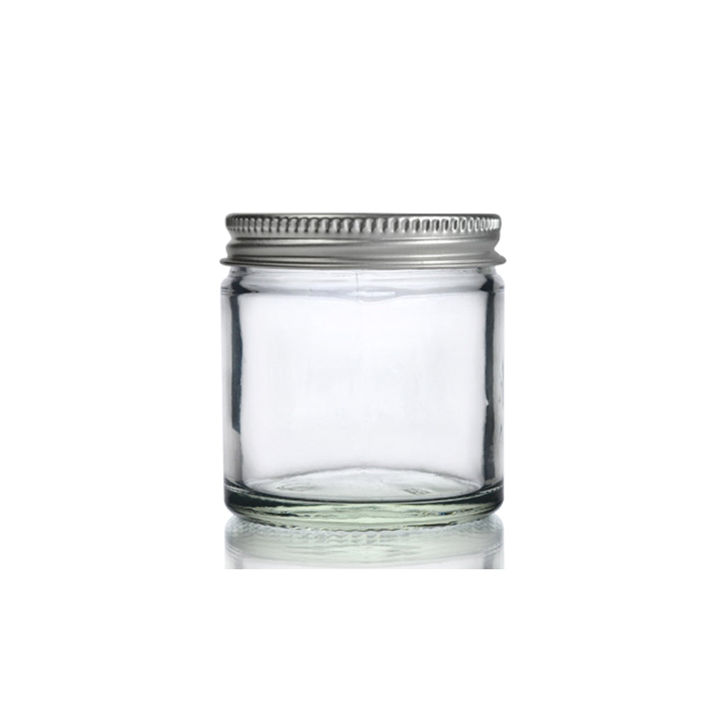 Bote cristal tapa metálica 80ml jar