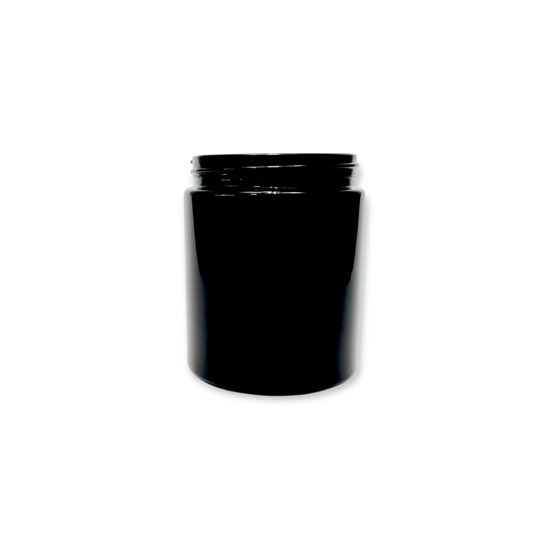 Bote cristal negro UV 250ml jar